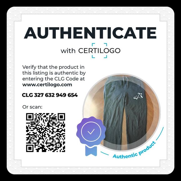 Armani Exchange Jogger Sweatpants Mens S Cotton Blend Authenticated NWOT - Picture 2 of 9